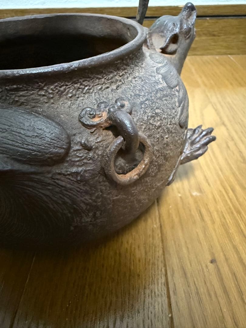 美品！！　分福茶釜　鉄瓶