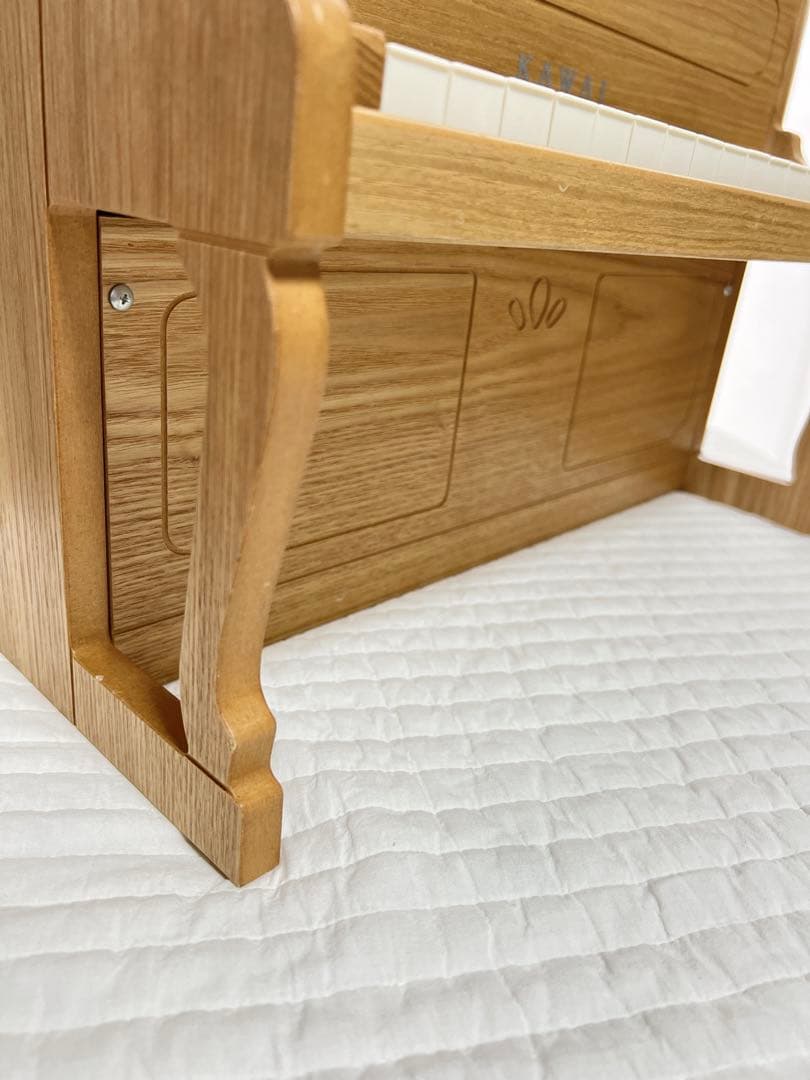 美品★KAWAI☆アップライト ミニピアノ ナチュラル おもちゃピアノ