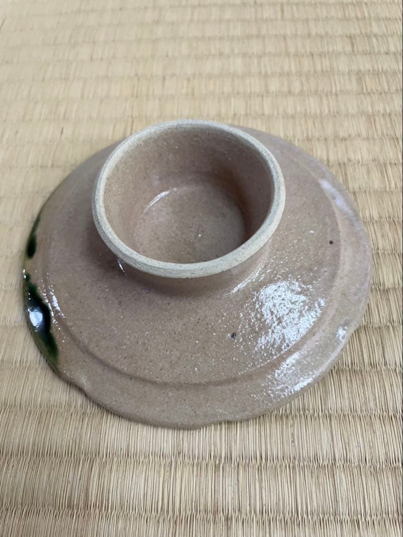 陶製皿　茶杓　茶筅皿