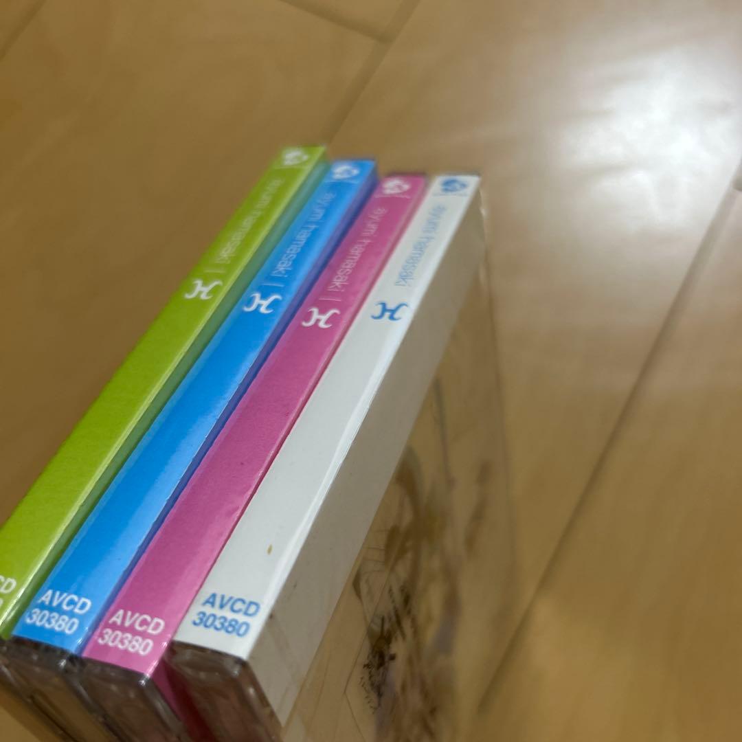 【即購入ok!!】浜崎あゆみ 2002年シングル『H』4形態新品未開封セット