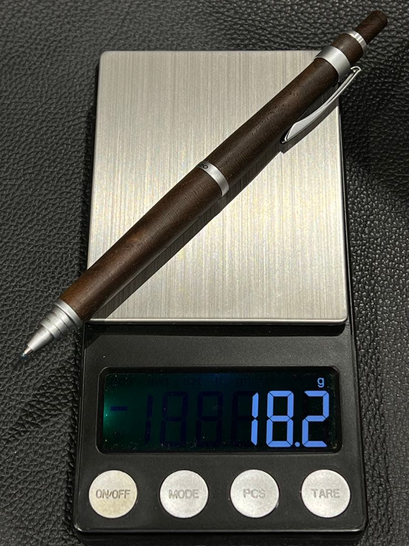 まさみつ　S20ボールペン 神代欅+ノックボタン