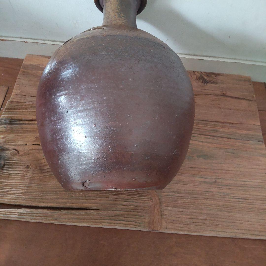 人間国宝、備前焼、藤原啓、松竹梅透花入