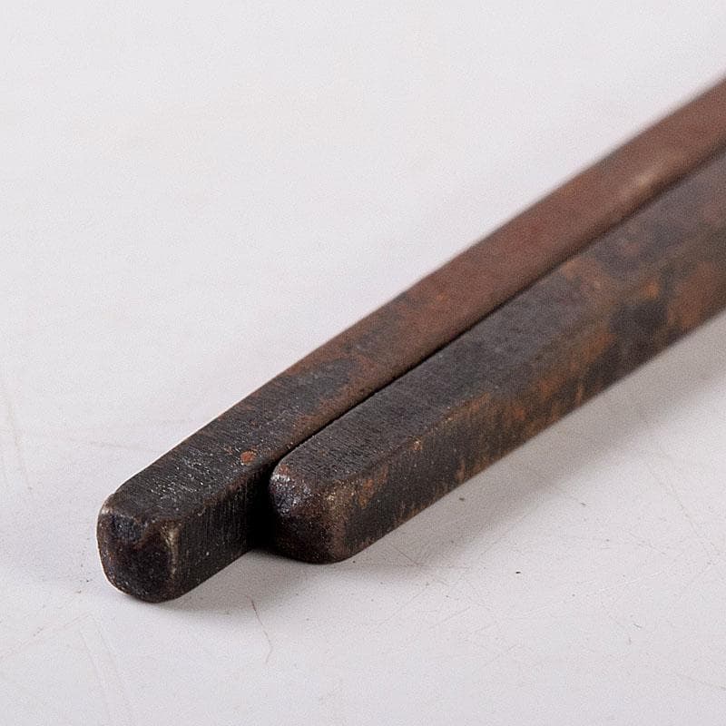 茶道具　五十一代　明珍宗之作　鉄製　明珍火箸　共箱　N　7883