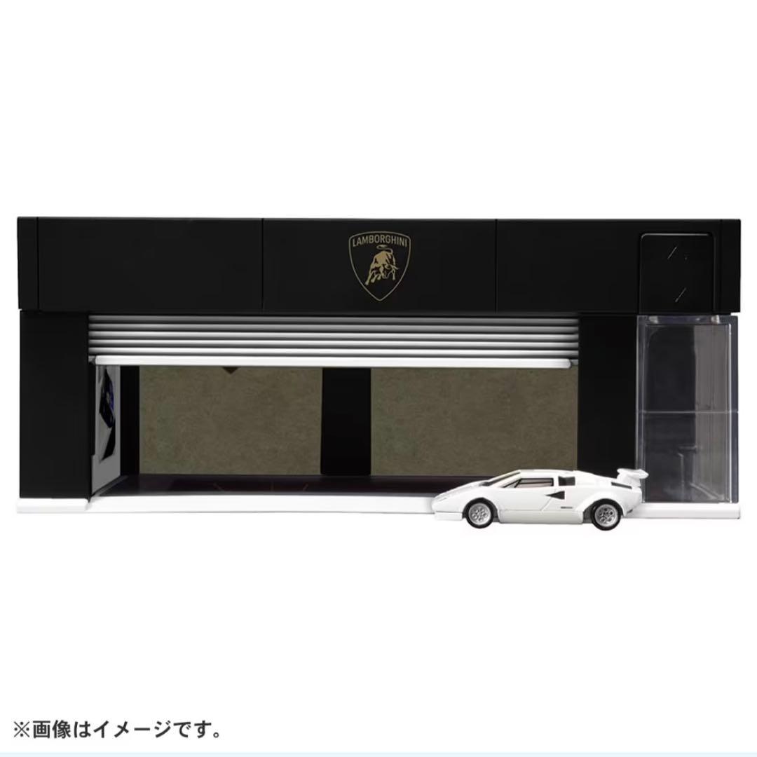 【新品】 トミカガレージ 2個セットプレミアムブラックエディションランボルギーニ