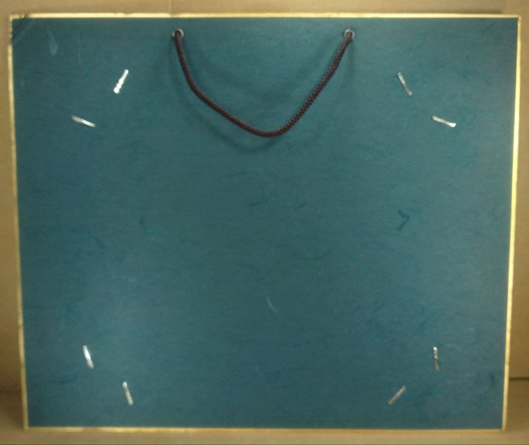 古作 棟方志功 河童圖 色紙掛 肉筆 倭絵色紙 リサイクルショップ掘出し品