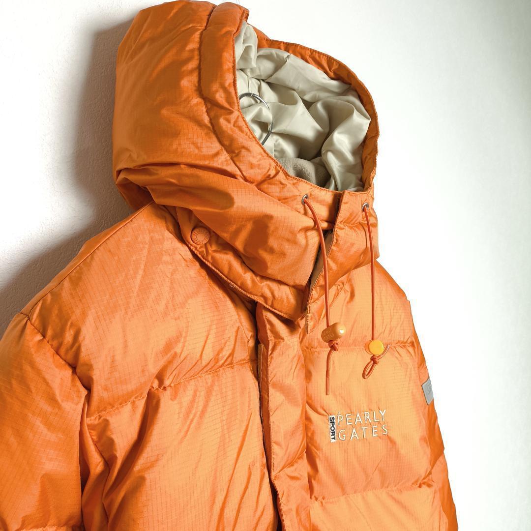 【パーリーゲイツ】フード付きダウンコート ジップアップ レディース 2015