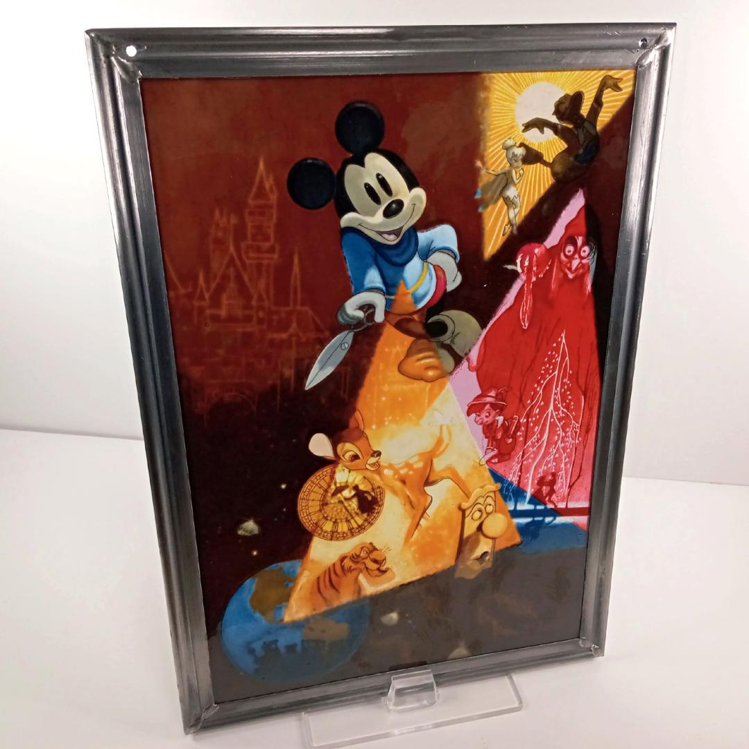 新品ウォルト・ディズニー生誕１００周年ミッキー ステンドグラス グラスマスターズ