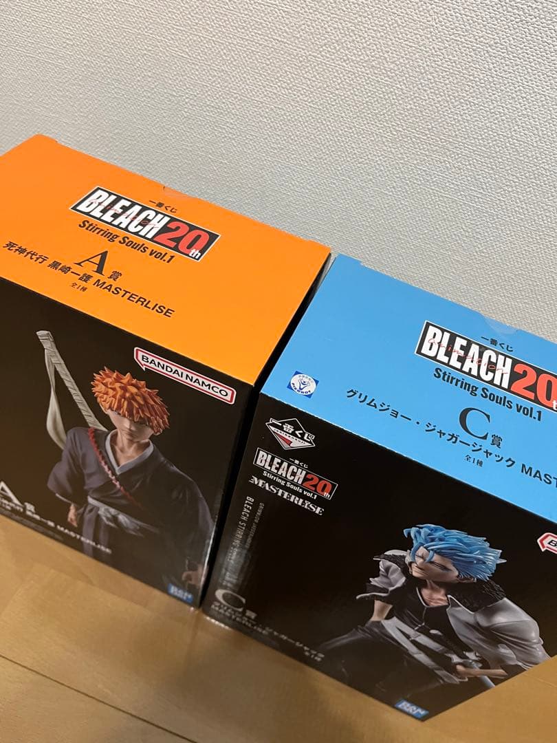 【新品未開封】一番くじBLEACH A賞 C賞 黒崎一護 グリムジョー