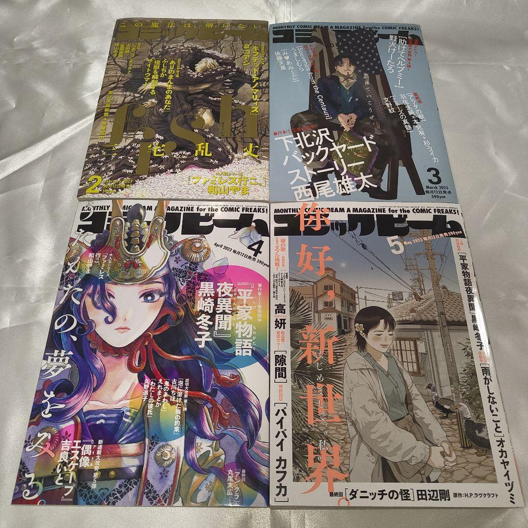 月刊コミックビーム 2023年2月号 - 2024年1月号 まで