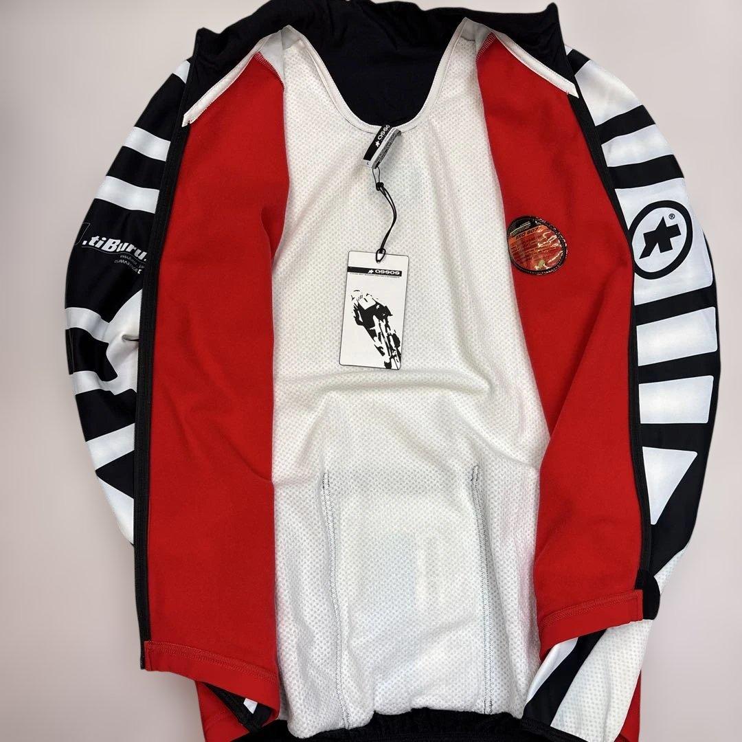 【新品】Assos サイクルジャージ 長袖 レッド