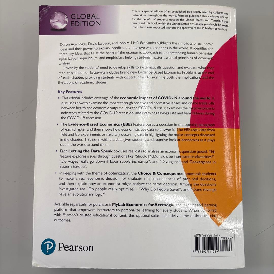 語学・辞書・学習参考書 Economics 3E Global Edition