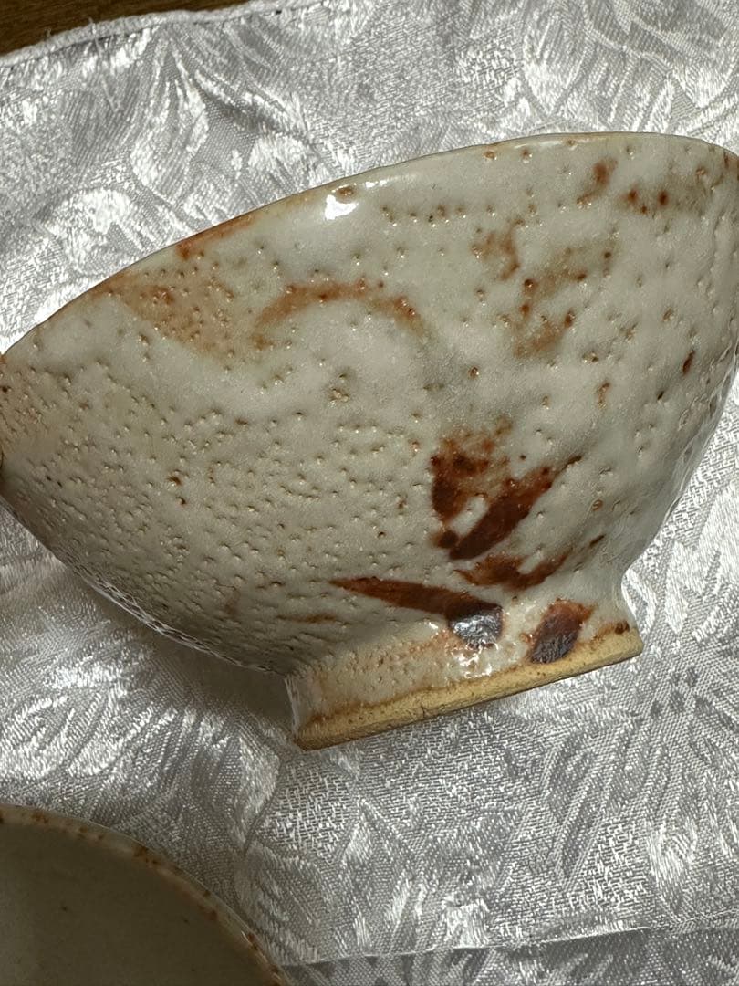 茶碗　5個　志野焼　美濃焼　桂山