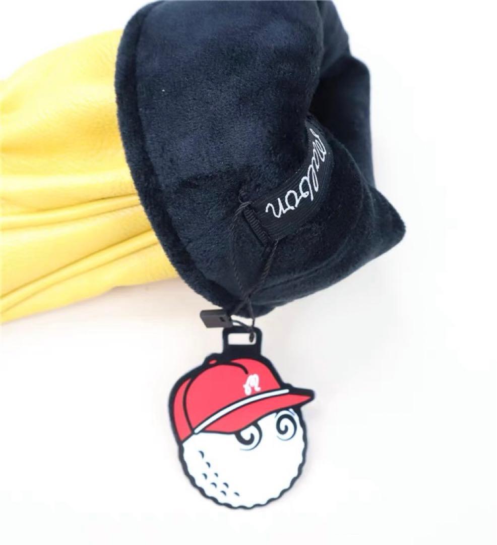 【大人気値下げ新品4点セット】MalbonGolfマルボンゴルフクラブカバー黄色