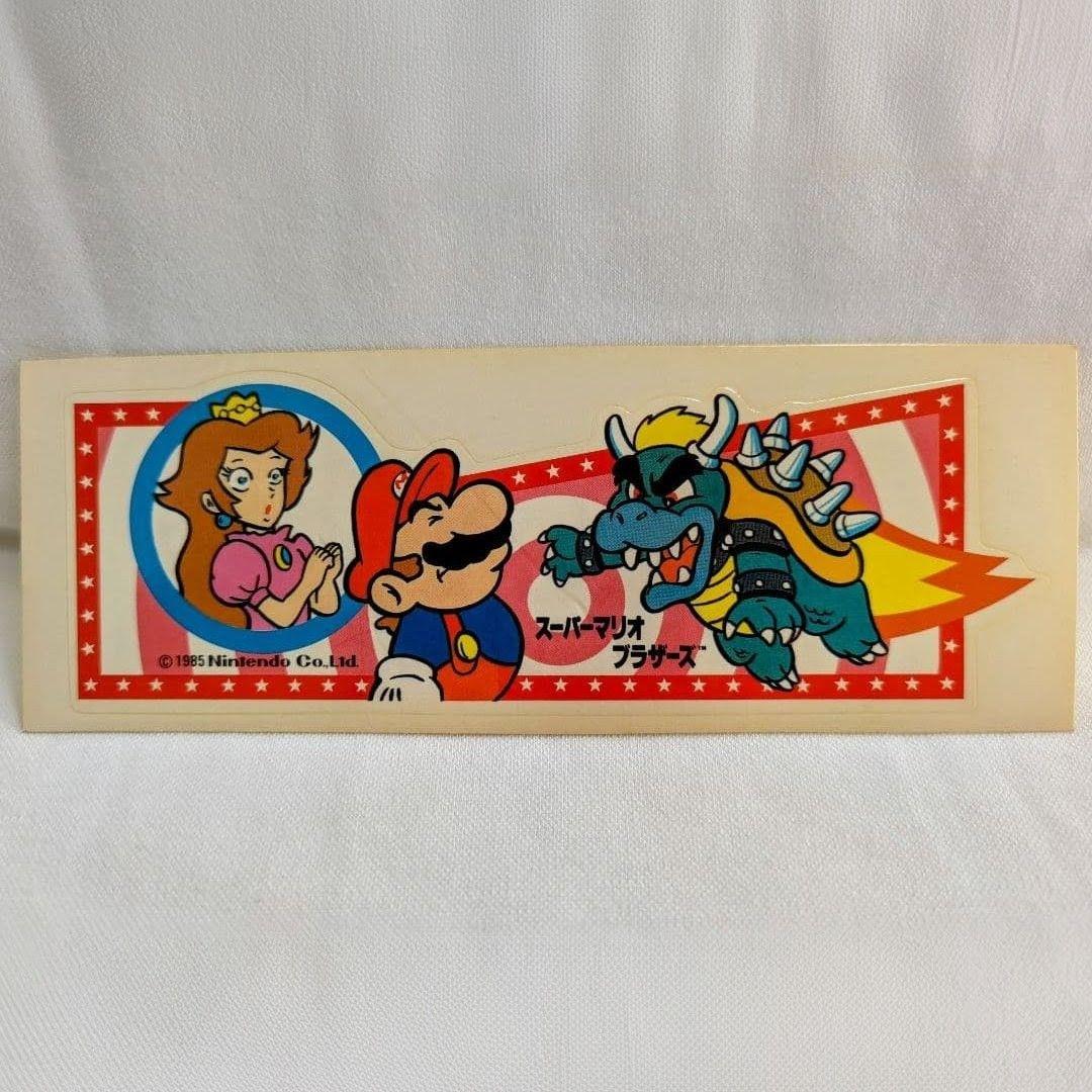 スーパーマリオ　ロングステッカー　ファミコン　まとめ買い値下げOK　当時物　貴重