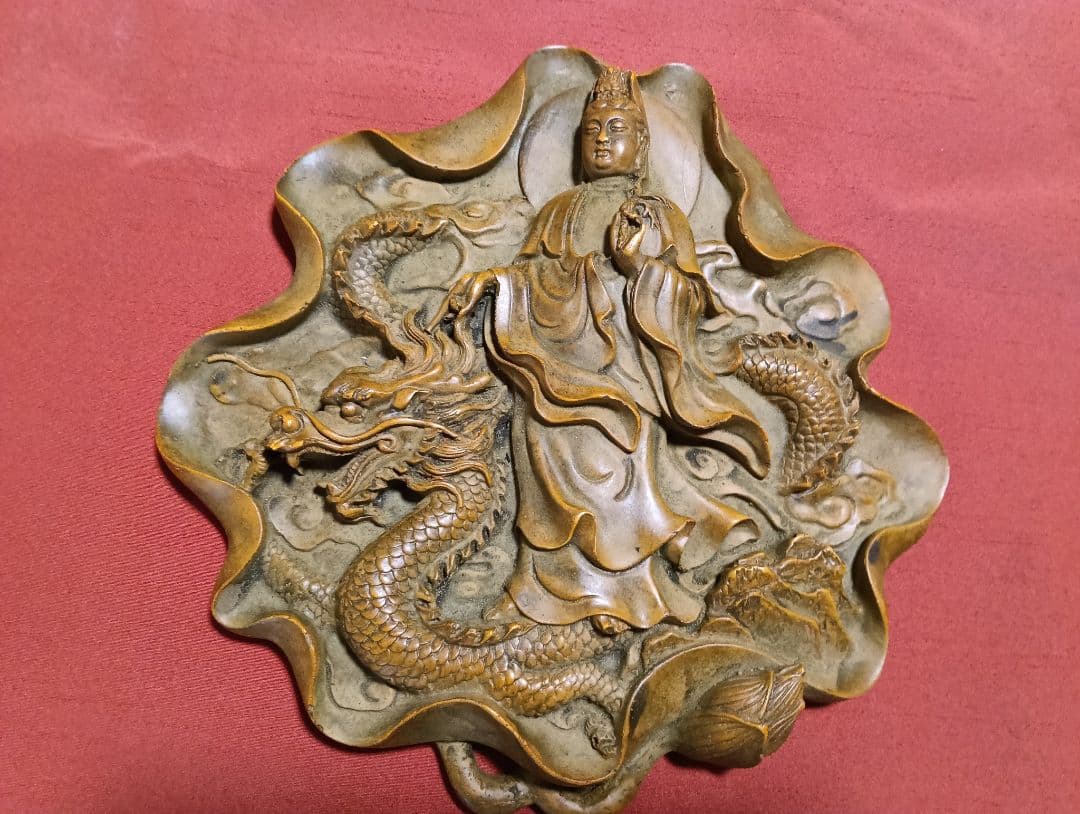 ☆激レア！激安価格！☆騎龍観音菩薩（龍上観音菩薩）