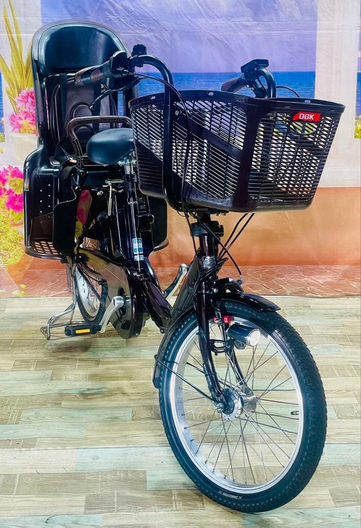 パナソニックギュット⭐️13AH！子供乗せ電動アシスト自転車Y3260
