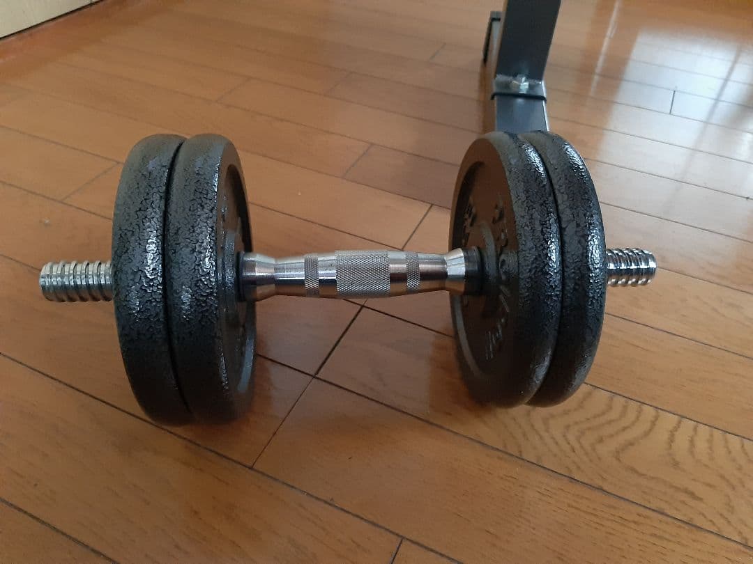 バーベル/ダンベル　ラックとフラットベンチセット