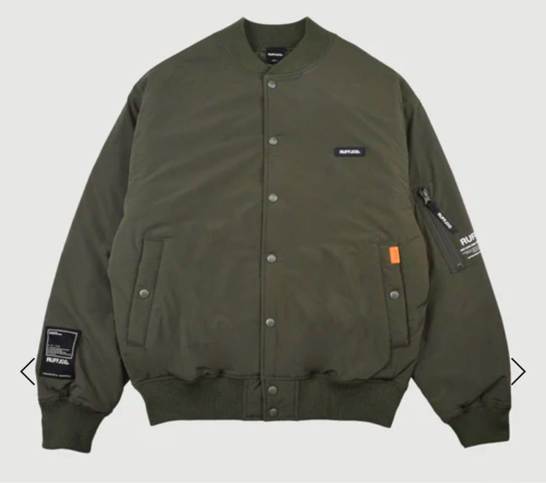 ラフロッグ WEIGHT PUFFER STADIUM JACKET L