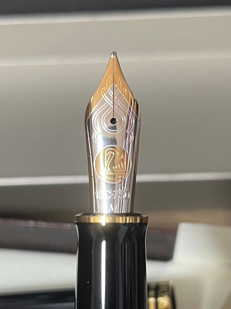 万年筆　ペリカン　スーべレーンM1000 グリーン　字幅:M(中字)