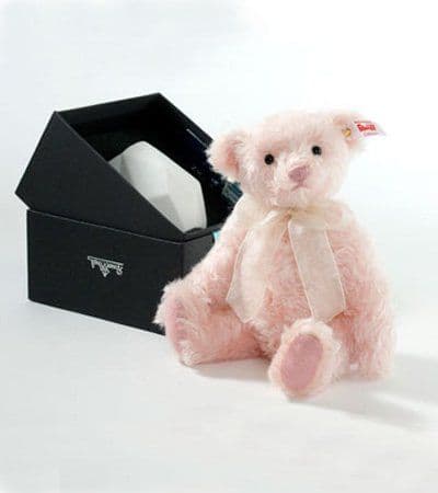 シュタイフ ローズテディベア花瓶付き 世界限定575体