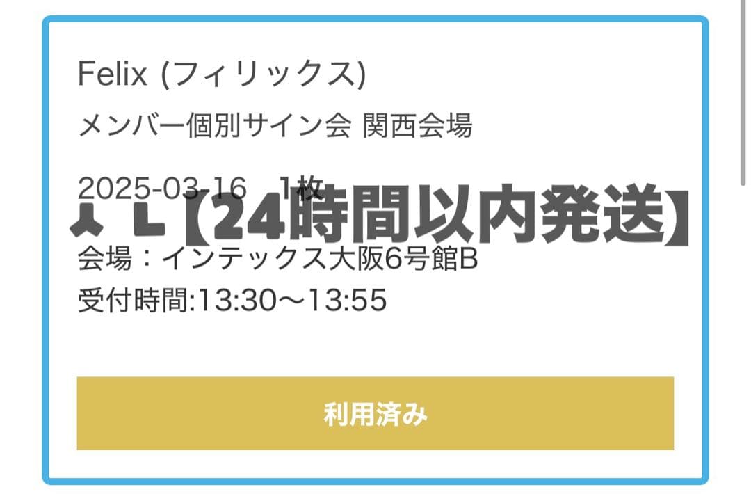 Straykids フィリックス Giant 直筆サイン入り ポラロイド