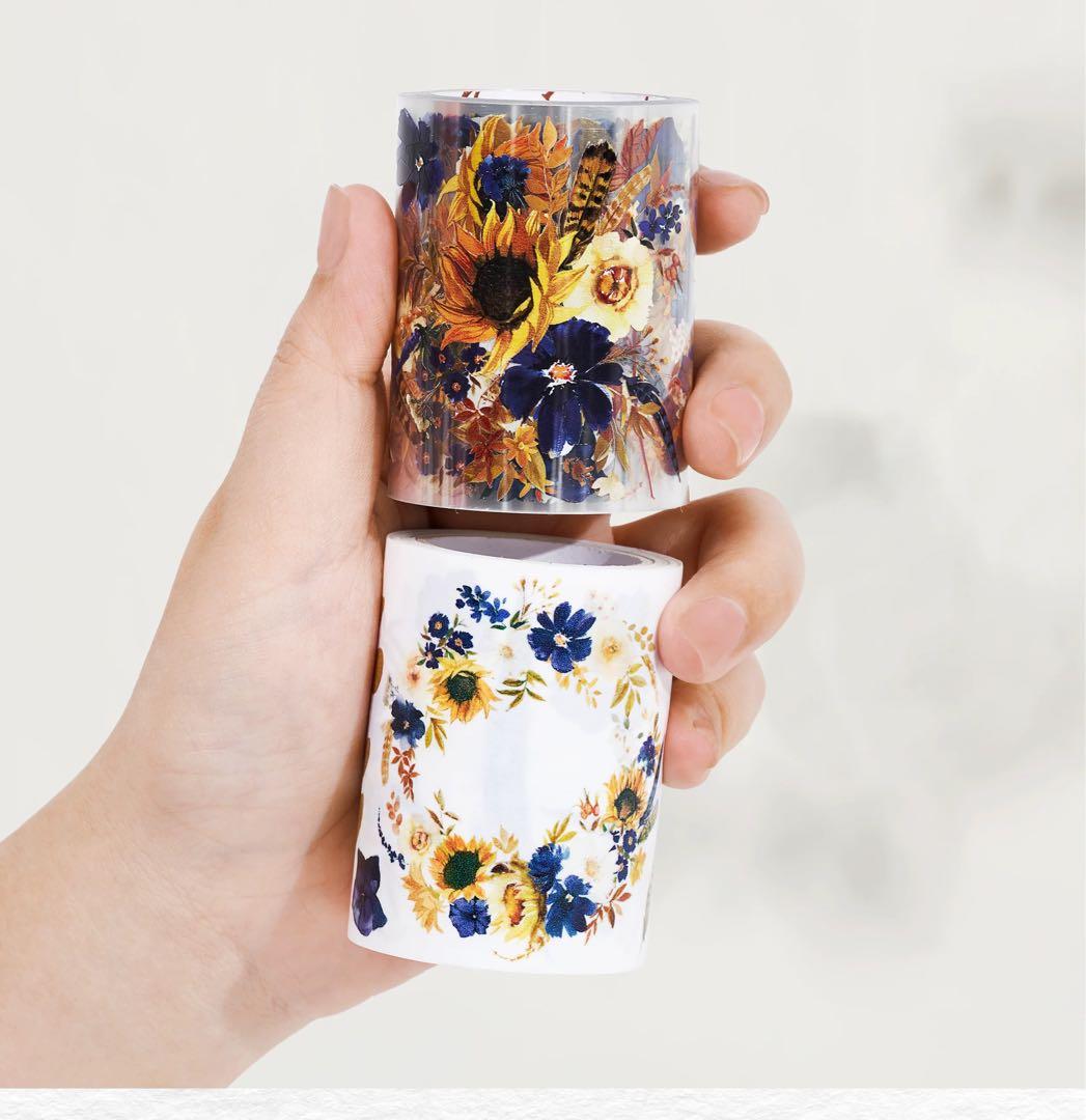 ⭐️SALE⭐️WT《夜的向日葵》海外マスキングテープ マステ 【2713】