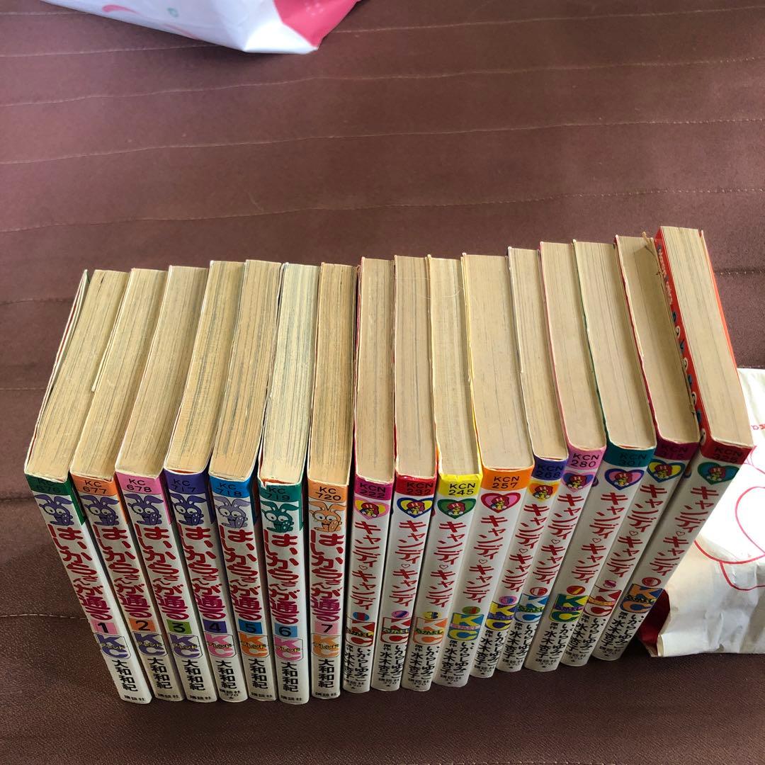少女漫画、はいからさんが通る、キャンディーキャンディー￼タイトル赤文字全巻セット