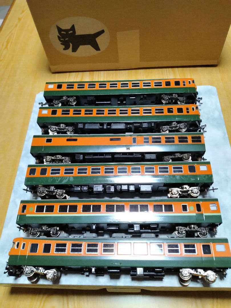 カツミ　HOゲージ　165系直流急行形電車6両　ブラスモデル