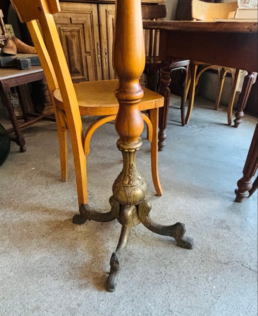 イタリア アンティーク コートラック ポールハンガー