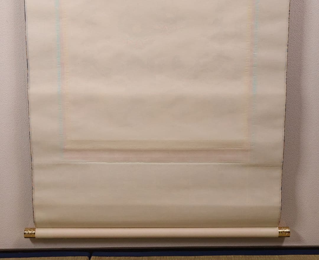 紙本 掛軸 西国三十三ヶ所 観音霊場 御朱印 慈母観音 仏教 仏画【CM212】