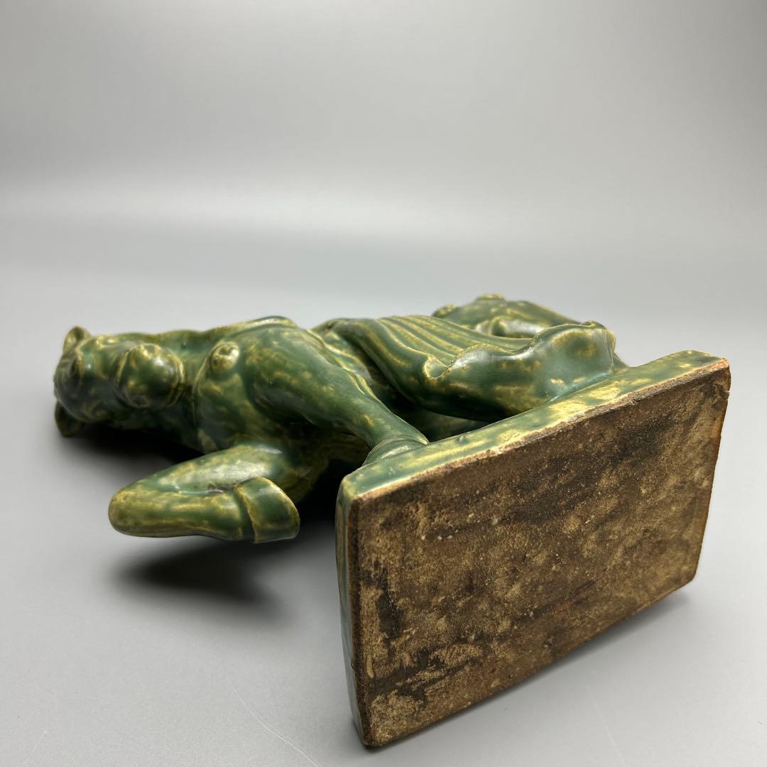 陶器の馬の置物　蔵出し骨董品