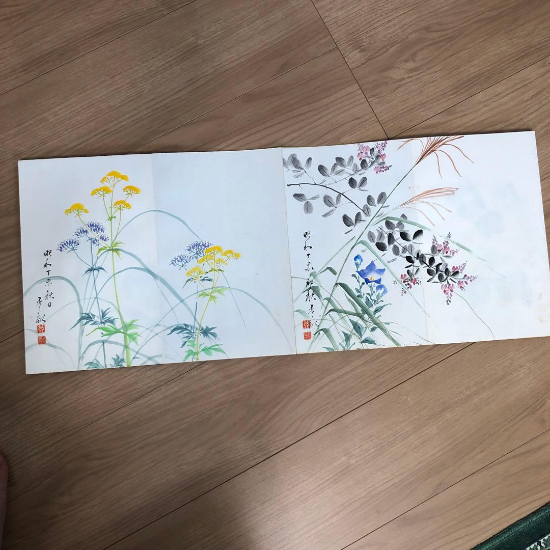 掛け軸　絵帳(2)骨董品　美術品