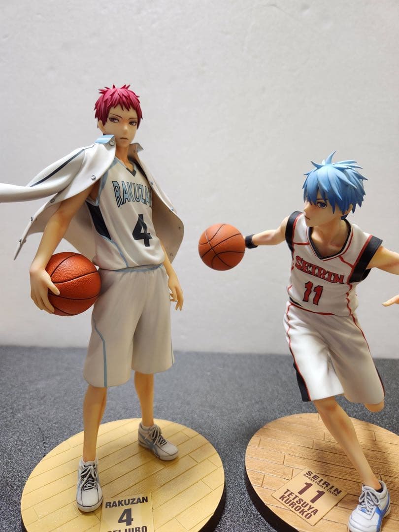 黒子のバスケ　メガハウス　黒子　赤司　青峰　緑間　紫原リペイント　リタッチ完成品