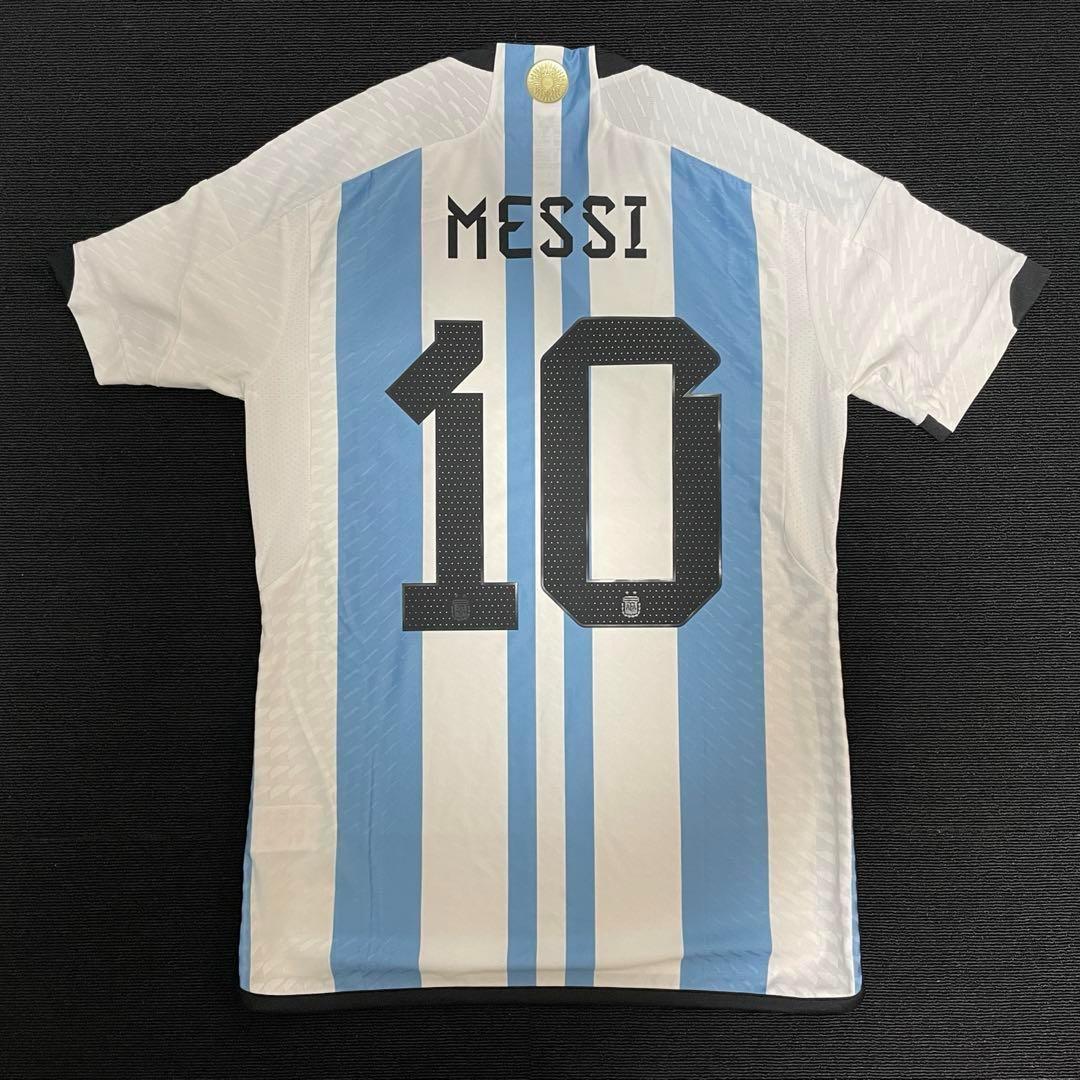 正規品　メッシ　2022カタールW杯　アルゼンチン　オーセンティックユニフォーム