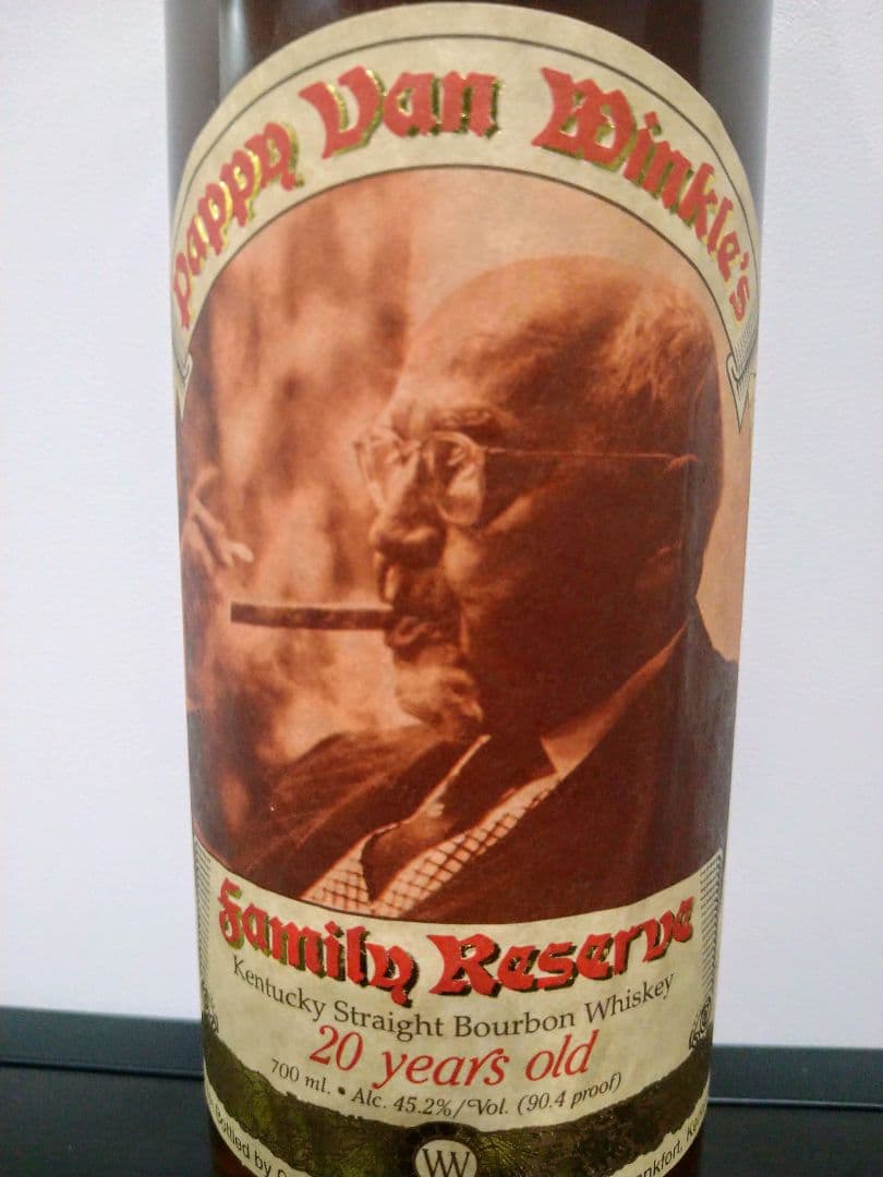 パピー ヴァン ウィンクル 20年 Pappy Van Winkle's