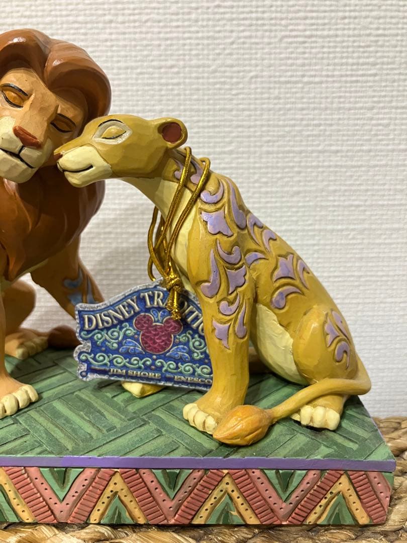 ライオンキング シンバ ナラ フィギュア ジムショア 置物 ディズニー