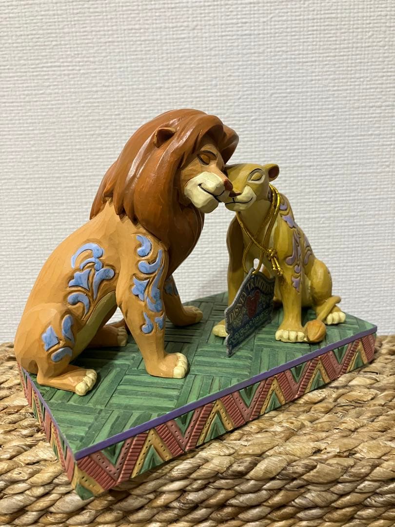 ライオンキング シンバ ナラ フィギュア ジムショア 置物 ディズニー
