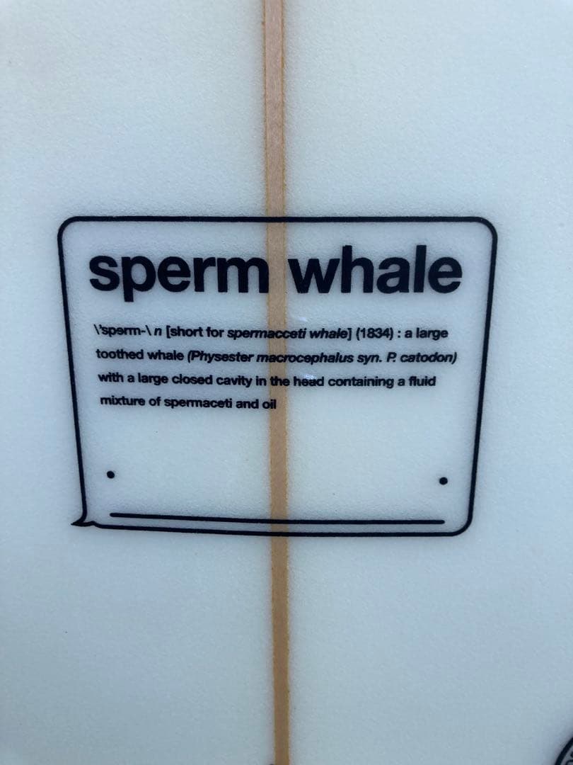 channels スパームホエール　5'5\" 28.1L リペア済み