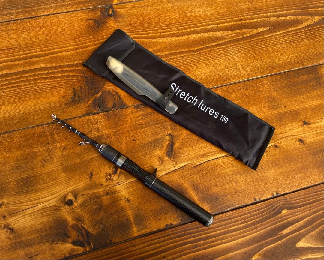 釣り竿セット　ベイトテレスコロッド　5ft トラウトロッド　渓流釣り　150cm