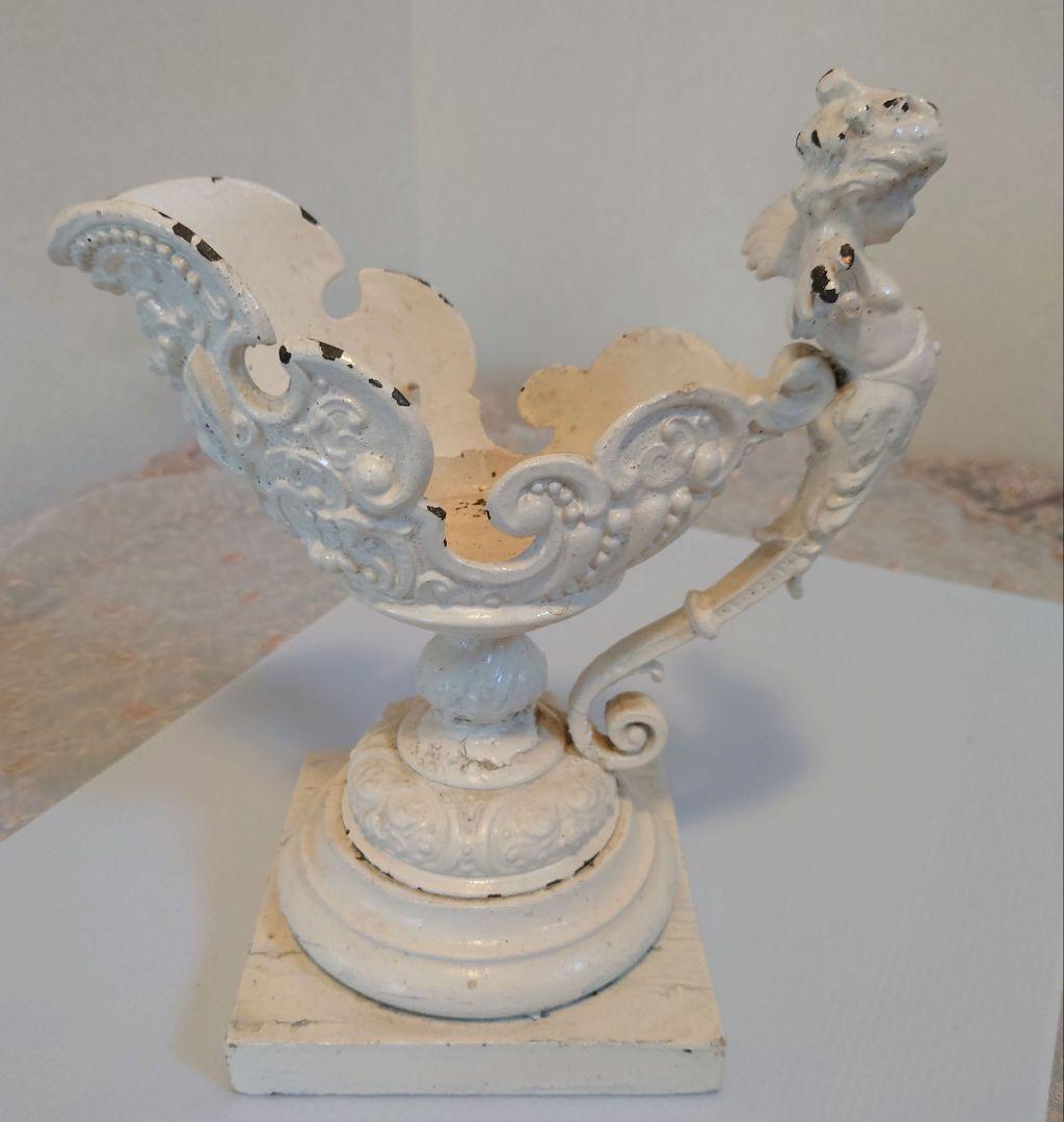 白いオブジェ天使 アンティーク エンジェル イギリス