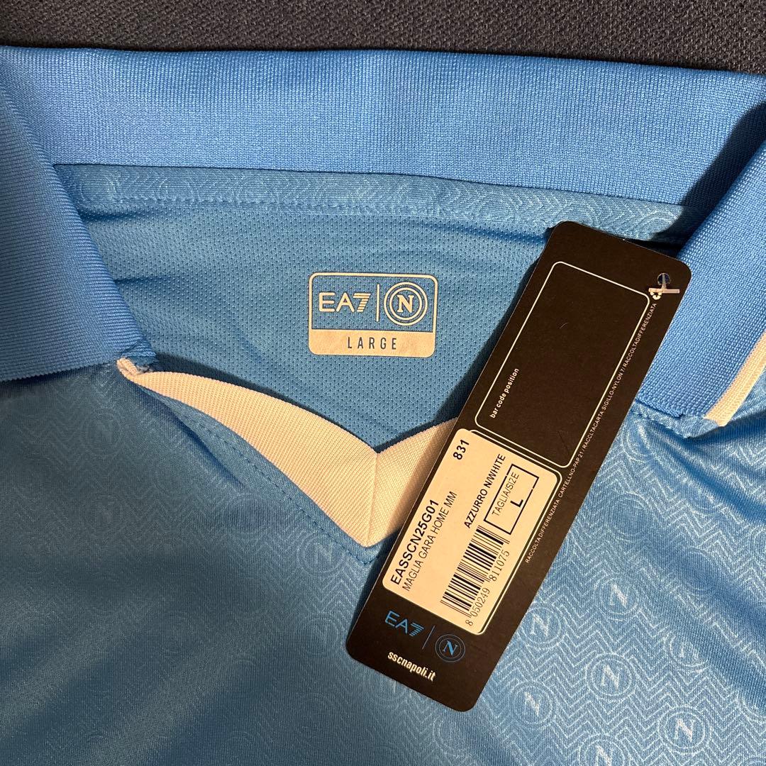 セリエA2025MSCナポリEA正規Tシャツ