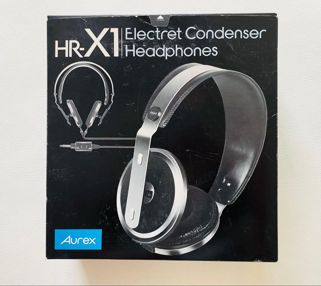 Aurex HR-X1 エレクトレットコンデンサーヘッドホン 新品未使用 東芝