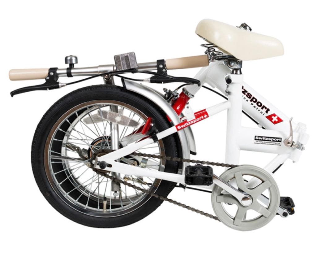 Switzsport 折りたたみ自転車 ホワイト