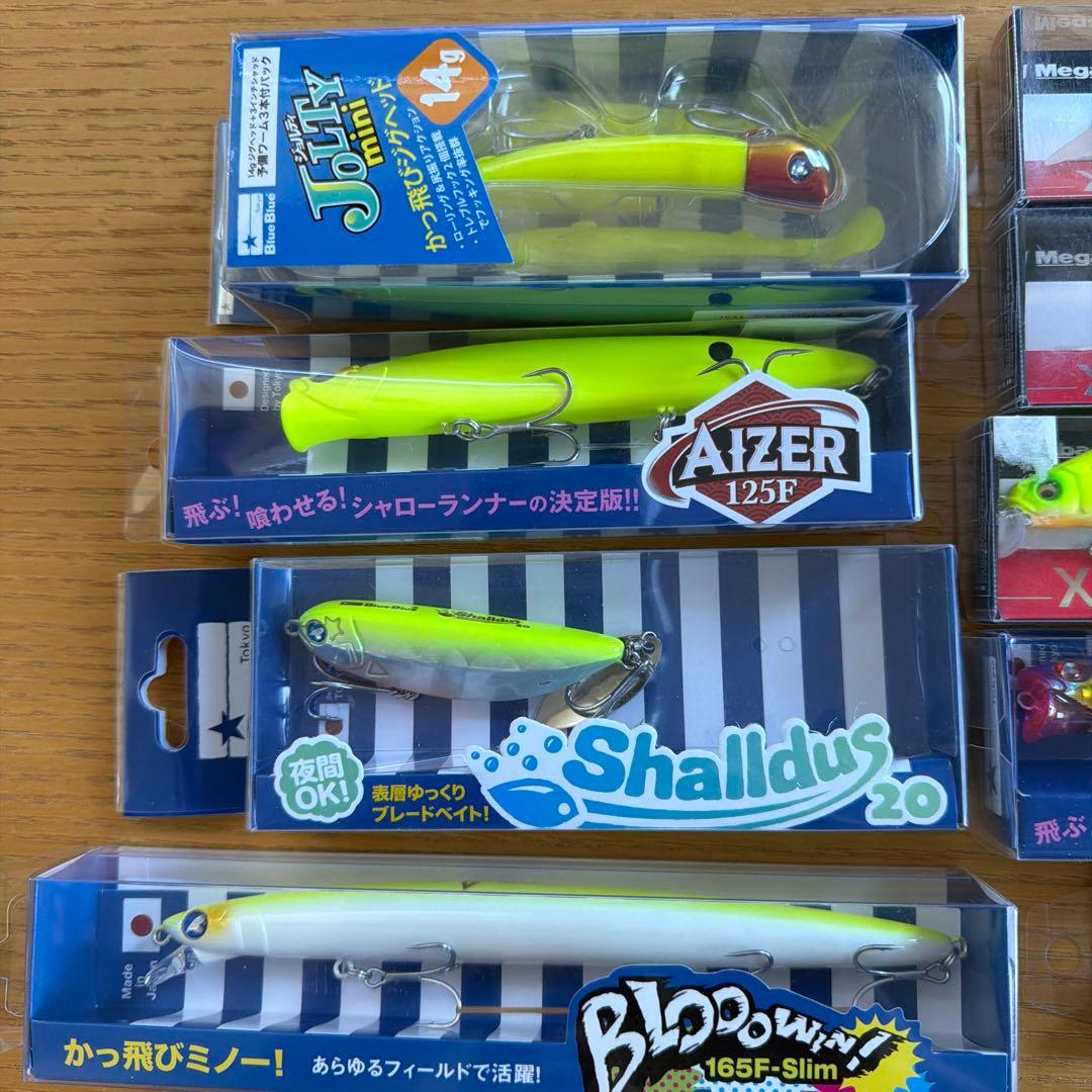 ブルーブルーとメガバスセット