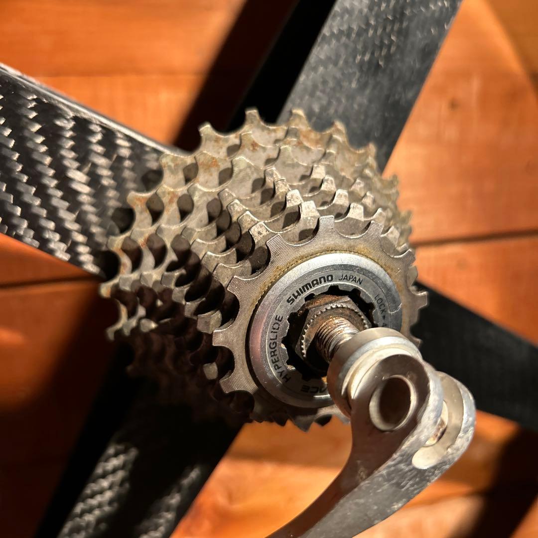 650c-SPINERGY カーボンホイール SHIMANOチューブラー前後