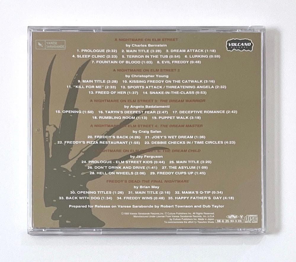 廃盤 CD ザ・ベスト・オブ・エルム街の悪夢 オリジナル・サウンドトラック集