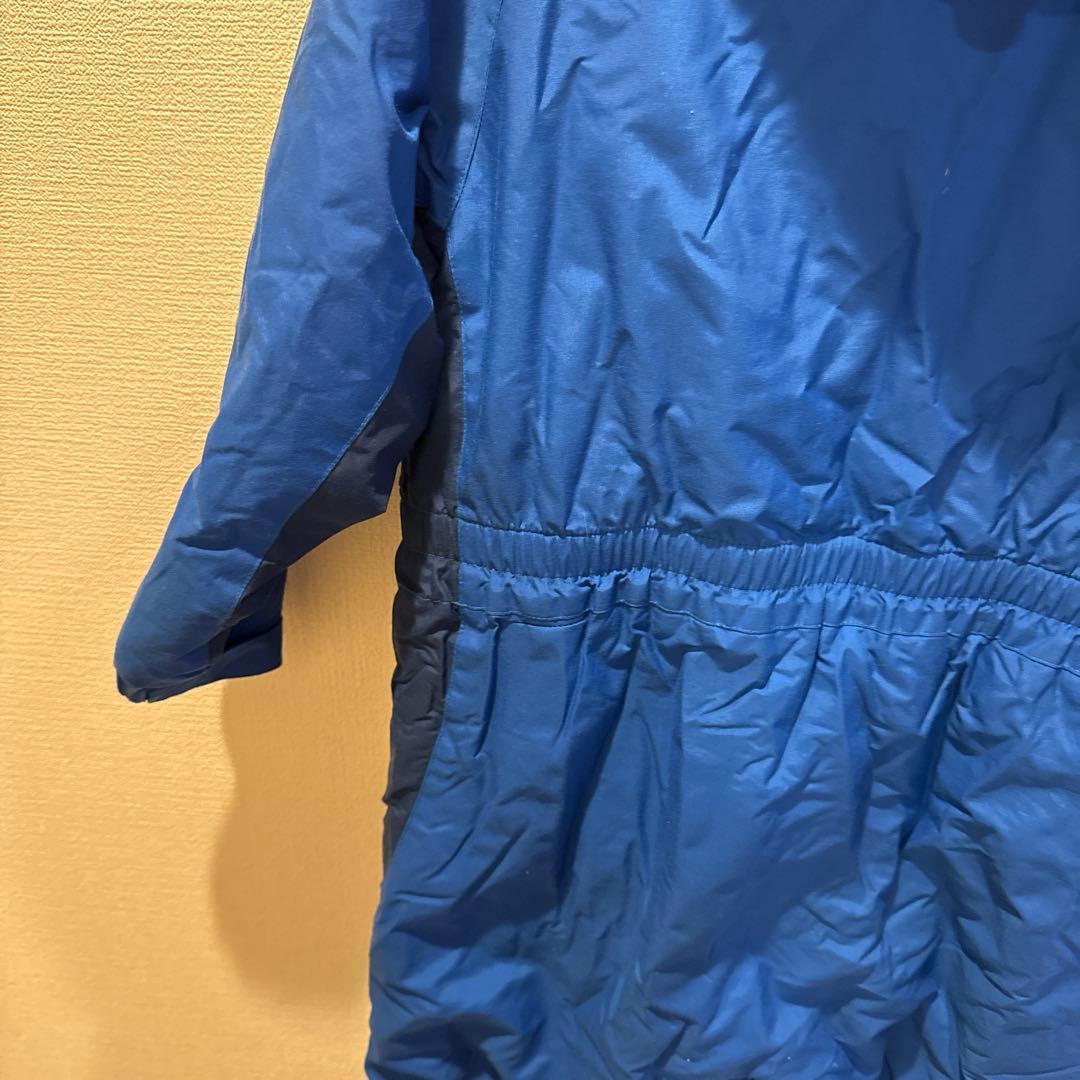 mont-bell 子供用 フード付きジャンプスーツ 青　110