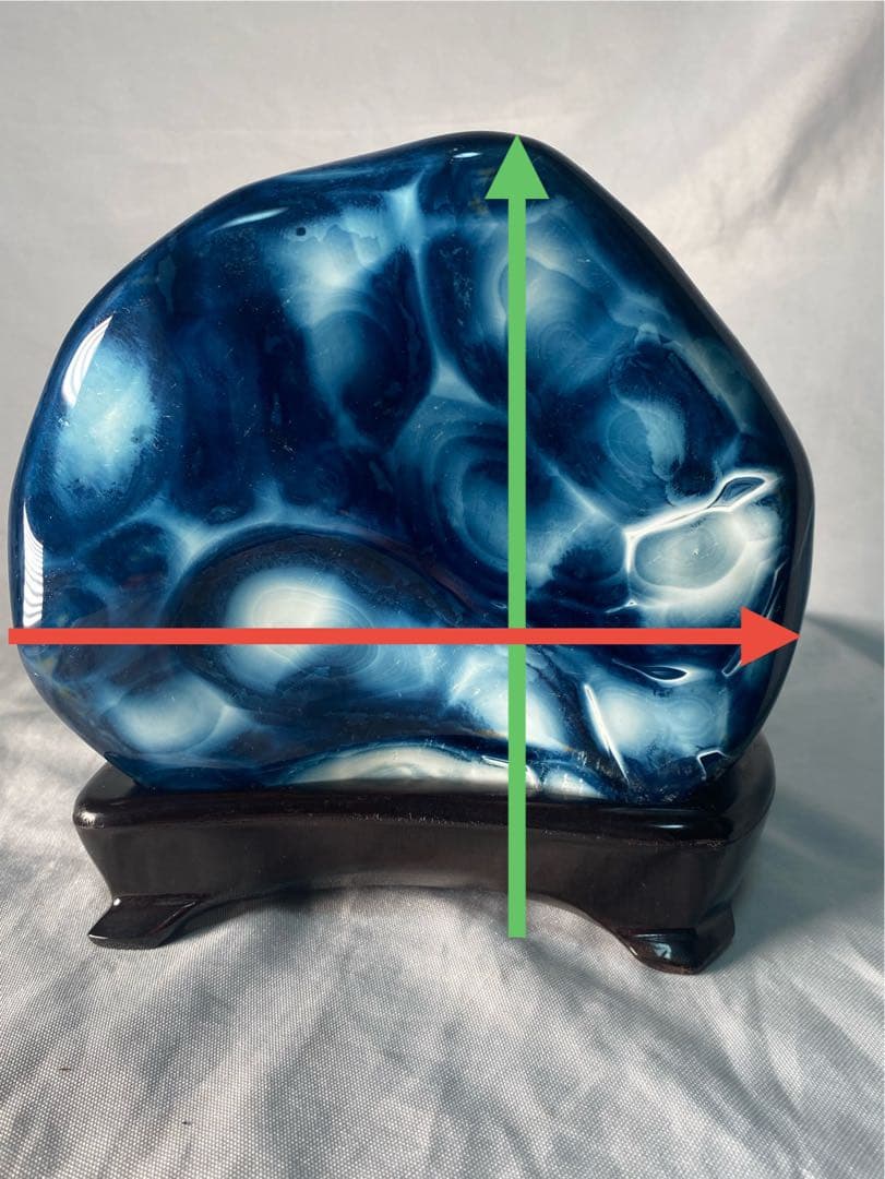 2631❣️ ブルー　メノウ　瑪瑙 天然石 ジャスパー　希少