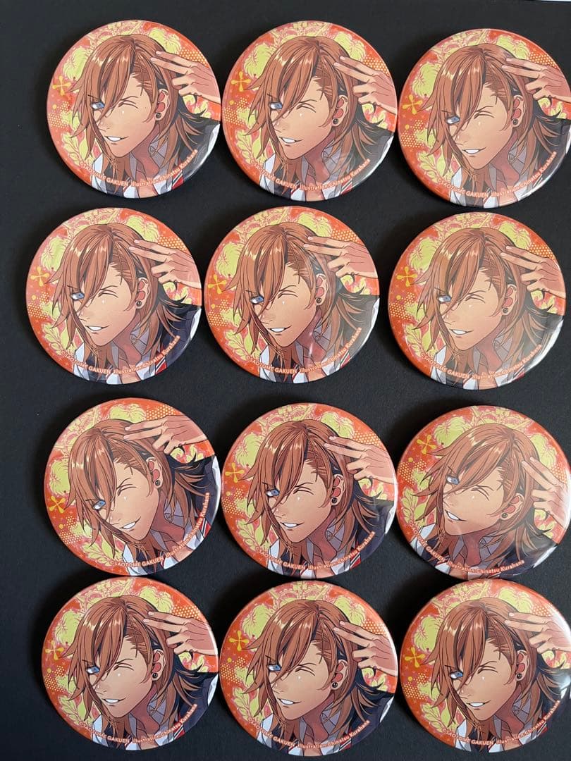 【うたプリ】リピラブ ビジュアルカード　缶バッジ　セシル 愛島セシル