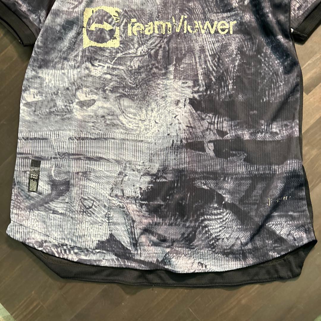 8SM1 【マンチェスターユナイテッド】襟付き　ゲームシャツ　古着used